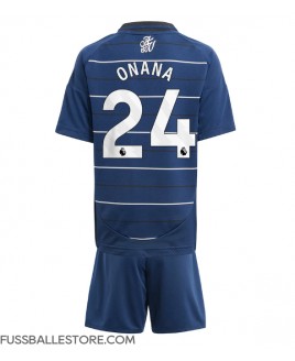 Günstige Aston Villa Amadou Onana #24 3rd trikot Kinder 2024-25 Kurzarm (+ Kurze Hosen)